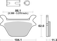 SBS - SBS HF Ceramic Brake Pads - 669H.HF - Image 2