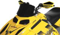 Powermadd - Powermadd Cobra Windshield - Low - 9.5in. - Black - 13021 - Image 3