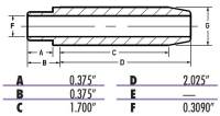 Kibblewhite Precision - Kibblewhite Precision Cast Iron Intake/Exhaust Valve Guide (+.001in.) - 20-4321C - Image 2