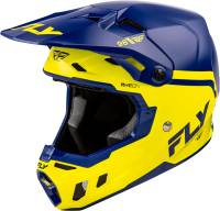 Fly Racing - Fly Racing Formula CC Objective Helmet - 73-4348S - Navy/Yellow - Small - Image 1
