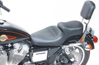 Mustang - Mustang Bracket Style Sissy Bar Pad - Vintage - Black - 75634 - Image 2