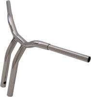 LA Choppers - LA Choppers 1-1/4in. Pullback Risers for Welded Kage Fighter T-Bars - Chrome - LA-7338-14 - Image 2