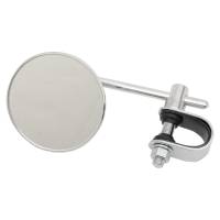 Emgo - Emgo 3in. Chrome Stamped Mirror - Clamp Style Stem Length 4in. - 20-06814 - Image 1