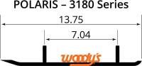 Woodys - Woodys Top-Stock Hard Surface Bar Carbide Runners - HSP-3180 - Image 2