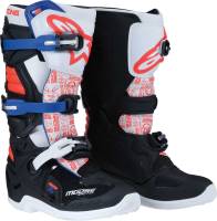 Moose Racing - Moose Racing Tech 7S Youth Boots by Alpinestars - 0215024-1297-3 - Red/White/Blue - 35.5 - Image 1