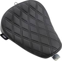 Drag Specialties - Drag Specialties Bobber-Style Solo Seat - Double Diamond - Black Thread - 0804-0739 - Image 1