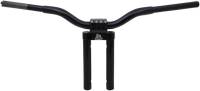 LA Choppers - LA Choppers 1-1/4in. Kage Fighter Straight Heights T-Bar - 10in. Rise - Gloss Black - LA-7335-10B - Image 1