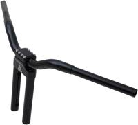 LA Choppers - LA Choppers 1-1/4in. Kage Fighter Straight Heights T-Bar - 10in. Rise - Gloss Black - LA-7335-10B - Image 2
