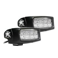 RIGID Industries - RIGID Industries SR-Q PRO Back Up Light Kit - Surface Mount Diffused - Pair - Black - Image 1
