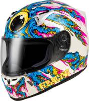 Fly Racing - Fly Racing Revolt FS Space Creep Helmet - 73-8386S - Light Blue/White/Pink - Small - Image 1