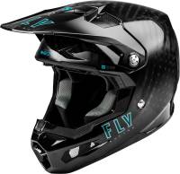 Fly Racing - Fly Racing Formula S Carbon Legacy Youth Helmet - 73-4415YL - Black - Large - Image 1
