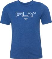 Fly Racing - Fly Racing Fly Edge Youth T-Shirt - 354-0310YL - Royal Blue - Large - Image 1