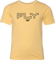 Fly Racing - Fly Racing Fly Edge Youth T-Shirt - 354-0311YS - Banana - Small - Image 1