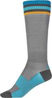 Fly Racing - Fly Racing MX Youth Socks - Thin - 350-0541Y - Gray - OSFM - Image 3