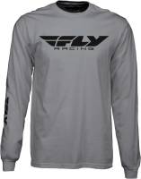 Fly Racing - Fly Racing Fly Corporate Long Sleeve Shirt - 352-4146S - Gray - Small - Image 1