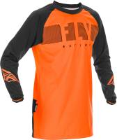 Fly Racing - Fly Racing Windproof Jersey - 370-8017S - Orange/Black - Small - Image 1