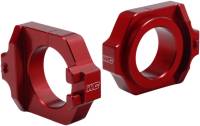 Works Connection - Works Connection Elite Axle Blocks - Red - 17-225 - Image 1