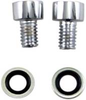 James Gasket - James Gasket Fork Drain Screw Kit - Chrome - 45790-80-CS - Image 1
