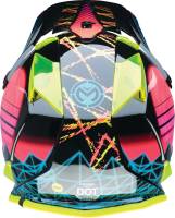 Moose Racing - Moose Racing Vaporwave Youth Helmet - 0111-1614 - Black/Pink/Yellow - Small - Image 3