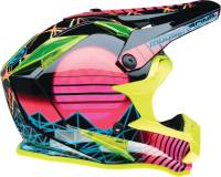 Moose Racing - Moose Racing Vaporwave Youth Helmet - 0111-1616 - Black/Pink/Yellow - Large - Image 4