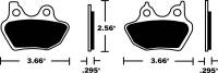 DP Brakes - DP Brakes Standard Sintered Metal Brake Pads - DP918 - Image 2