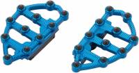 Arlen Ness - Arlen Ness Passenger Floorboards - Blue Anodized - 06-897 - Image 1