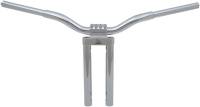 LA Choppers - LA Choppers 1-1/4in. Kage Fighter Straight Heights T-Bar - 12in. Rise - Chrome - LA-7335-12 - Image 1