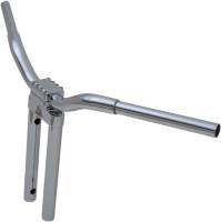 LA Choppers - LA Choppers 1-1/4in. Kage Fighter Straight Heights T-Bar - 12in. Rise - Chrome - LA-7335-12 - Image 2