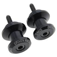 Driven Racing - Driven Racing 6mm Swingarm D Axis Spools - Black/Black - DXS-6 BK - Image 1