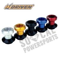 Driven Racing - Driven Racing 6mm Swingarm D Axis Spools - Black/Black - DXS-6 BK - Image 2