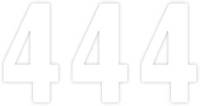 Factory Effex - Factory Effex Pro Numbers 4in. - No. 4 - White - 04-2564 - Image 1