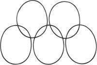 James Gasket - James Gasket Derby Cover Cap Plate O-Ring - JGI5412214VI - Image 1