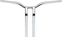 LA Choppers - LA Choppers 1-1/4in. Pullback Risers for Welded Kage Fighter T-Bars - Chrome - LA-7338-16 - Image 1