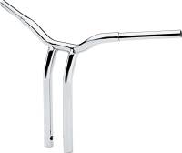 LA Choppers - LA Choppers 1-1/4in. Pullback Risers for Welded Kage Fighter T-Bars - Chrome - LA-7338-16 - Image 2