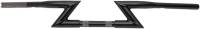 LA Choppers - LA Choppers 1-1/4in. Outlaw Z-Bar Handlebar - Black - LA-7310-00B - Image 1