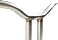 LA Choppers - LA Choppers 1-1/4in. Straight Risers for Welded Kage Fighter T-Bars - Stainless Steel - LA-7337-10SS - Image 2