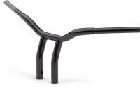 LA Choppers - LA Choppers 1-1/4in. Pullback Risers for Welded Kage Fighter T-Bars - Gloss Black - LA-7338-10B - Image 2
