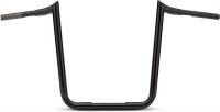 LA Choppers - LA Choppers 1-1/4in. Prime Ape Handlebars - 18in. Rise - Gloss Black - LA-7351-18B - Image 1
