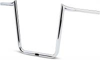 LA Choppers - LA Choppers 1-1/4in. Hefty Prime Ape Handlebars - 18in. Rise - Chrome - LA-7353-18 - Image 2