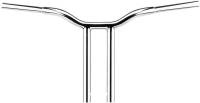 LA Choppers - LA Choppers 1-1/4in. Straight Risers for Welded Kage Fighter T-Bars - Chrome - LA-7337-10 - Image 1