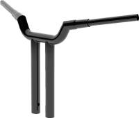 LA Choppers - LA Choppers 1-1/2in. Valley Handlebar - 14in. - Gloss Black - LA-7344-16B - Image 2