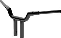LA Choppers - LA Choppers 1-1/2in. Valley Handlebar - 10in. - Gloss Black - LA-7344-10B - Image 2