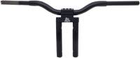 LA Choppers - LA Choppers 1-1/4in. Kage Fighter Pullback Heights T-Bar - 10in. Rise - Flat Black - LA-7336-10M - Image 1