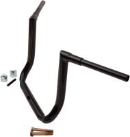 LA Choppers - LA Choppers 1-1/2in. Grande Twin Peaks Touring Handlebars - 14in. Rise - Gloss Black - LA-7364-14B - Image 2