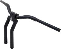 LA Choppers - LA Choppers 1-1/4in. Kage Fighter Pullback Heights T-Bar - 12in. Rise - Flat Black - LA-7336-12M - Image 2