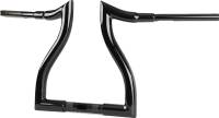 LA Choppers - LA Choppers 1-1/2in. Hammerhead Handlebar - 12in. - Black - LA-7326-12B - Image 1