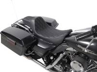 Drag Specialties - Drag Specialties Extended Reach Predator III Seat - Double Diamond, Black Thread - 0801-1369 - Image 5