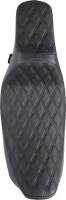 Drag Specialties - Drag Specialties Extended Reach Predator III Seat - Double Diamond, Black Thread - 0801-1369 - Image 4