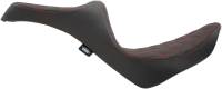 Drag Specialties - Drag Specialties Predator III Seat - Double Diamond - Red Thread - 0802-1147 - Image 4