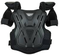 Fly Racing - Fly Racing Revel Offroad CE Rated Youth Roost Guard - 36-16060 YTH CE BLK - Black - OSFM - Image 2